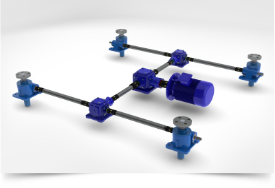 多臺(tái)聯(lián)動(dòng)升降機(jī)
